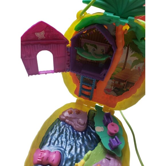 Polly Pocket Mattel Tropicool Pineapple Wearable Purse Toy 2019 NO FIGURES - Picture 9 of 15